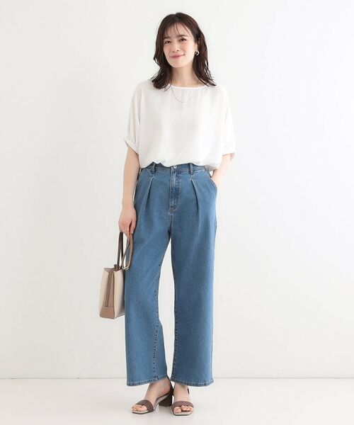 SHOO・LA・RUE / シューラルー シャツ・ブラウス | 【高レビュー/UV/ひんやり/洗濯後しわになりにくい/5分袖】さらさら ドルマントップス | 詳細15