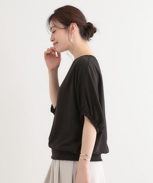 SHOO・LA・RUE / シューラルー シャツ・ブラウス | 【高レビュー/UV/ひんやり/洗濯後しわになりにくい/5分袖】さらさら ドルマントップス | 詳細2