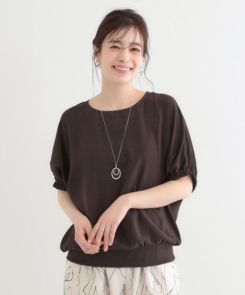 SHOO・LA・RUE / シューラルー シャツ・ブラウス | 【高レビュー/UV/ひんやり/洗濯後しわになりにくい/5分袖】さらさら ドルマントップス | 詳細21