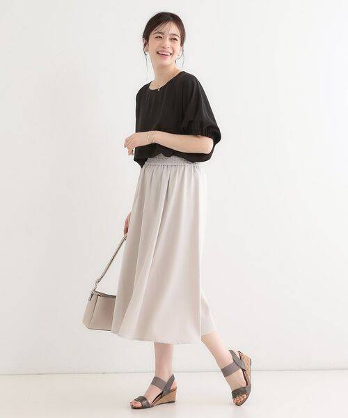 SHOO・LA・RUE / シューラルー シャツ・ブラウス | 【高レビュー/UV/ひんやり/洗濯後しわになりにくい/5分袖】さらさら ドルマントップス | 詳細3