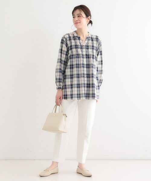 SHOO・LA・RUE / シューラルー シャツ・ブラウス | 【S-LL】チェック柄シャーリングシャツ | 詳細11
