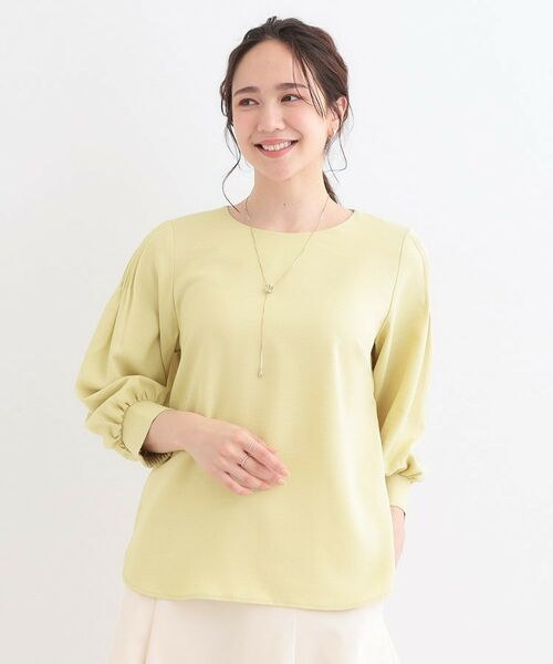 SHOO・LA・RUE / シューラルー シャツ・ブラウス | 【洗える/洗濯後しわになりにくい】無理せずキレイ 肩タックブラウス | 詳細1