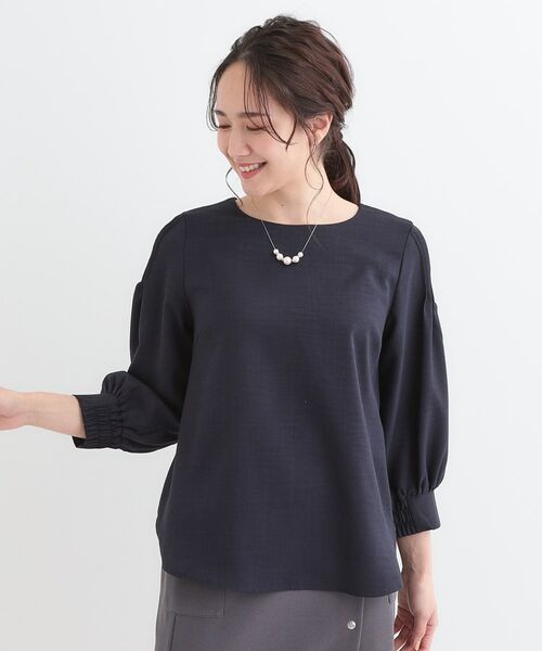 SHOO・LA・RUE / シューラルー シャツ・ブラウス | 【洗える/洗濯後しわになりにくい】無理せずキレイ 肩タックブラウス | 詳細13