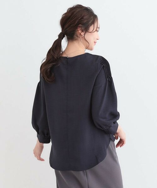 SHOO・LA・RUE / シューラルー シャツ・ブラウス | 【洗える/洗濯後しわになりにくい】無理せずキレイ 肩タックブラウス | 詳細14