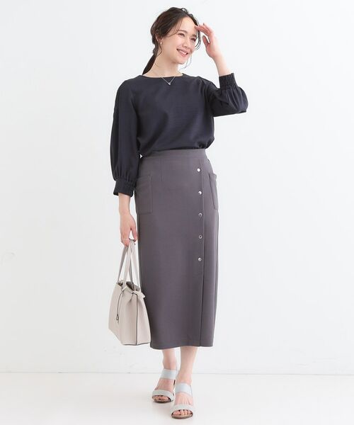 SHOO・LA・RUE / シューラルー シャツ・ブラウス | 【洗える/洗濯後しわになりにくい】無理せずキレイ 肩タックブラウス | 詳細15