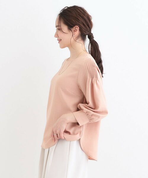 SHOO・LA・RUE / シューラルー シャツ・ブラウス | 【洗える/洗濯後しわになりにくい】無理せずキレイ 肩タックブラウス | 詳細18