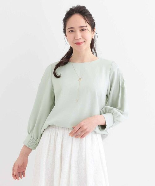 SHOO・LA・RUE / シューラルー シャツ・ブラウス | 【洗える/洗濯後しわになりにくい】無理せずキレイ 肩タックブラウス | 詳細21