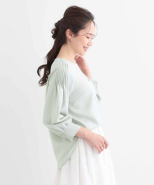 SHOO・LA・RUE / シューラルー シャツ・ブラウス | 【洗える/洗濯後しわになりにくい】無理せずキレイ 肩タックブラウス | 詳細22