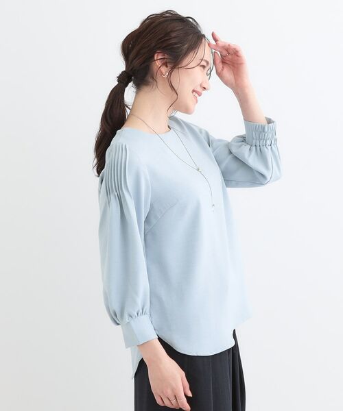 SHOO・LA・RUE / シューラルー シャツ・ブラウス | 【洗える/洗濯後しわになりにくい】無理せずキレイ 肩タックブラウス | 詳細6