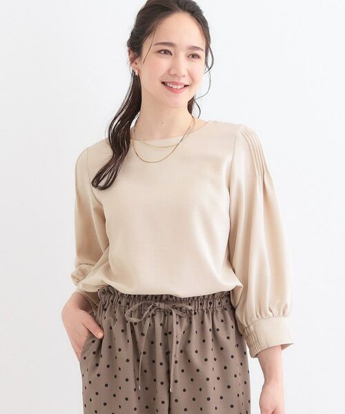 SHOO・LA・RUE / シューラルー シャツ・ブラウス | 【洗える/洗濯後しわになりにくい】無理せずキレイ 肩タックブラウス | 詳細9