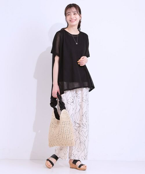 SHOO・LA・RUE / シューラルー その他トップス | 【2点セット】インせず着られるシアーニット＋タンクトップ | 詳細3