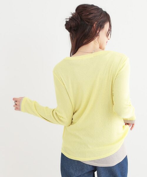 SHOO・LA・RUE / シューラルー その他トップス | 【洗える/S-LL/2点セット】1セットあると便利 シアーレイヤードロンTセット | 詳細11