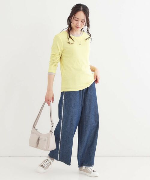 SHOO・LA・RUE / シューラルー その他トップス | 【洗える/S-LL/2点セット】1セットあると便利 シアーレイヤードロンTセット | 詳細13