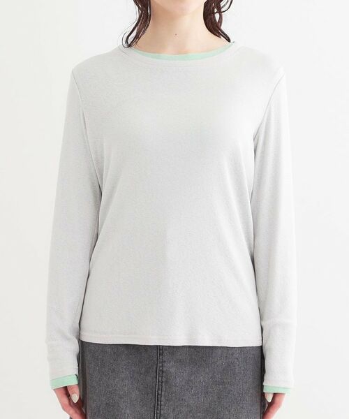 SHOO・LA・RUE / シューラルー その他トップス | 【洗える/S-LL/2点セット】1セットあると便利 シアーレイヤードロンTセット | 詳細22