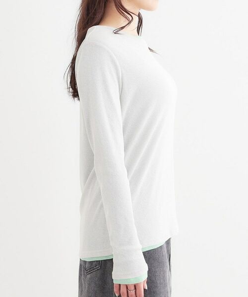 SHOO・LA・RUE / シューラルー その他トップス | 【洗える/S-LL/2点セット】1セットあると便利 シアーレイヤードロンTセット | 詳細23