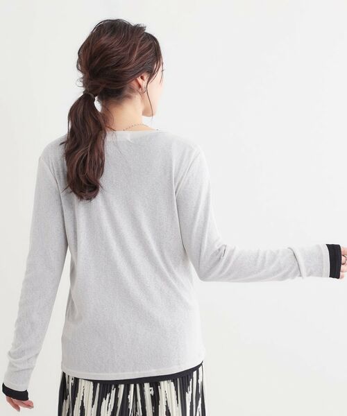 SHOO・LA・RUE / シューラルー その他トップス | 【洗える/S-LL/2点セット】1セットあると便利 シアーレイヤードロンTセット | 詳細5