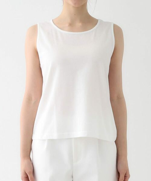 SHOO・LA・RUE / シューラルー その他トップス | 【洗える/S-LL/2点セット】着るだけでコーデが決まる 透かし柄ドルマンニット＋タンクトップ | 詳細20