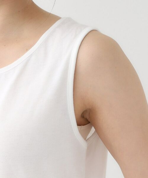 SHOO・LA・RUE / シューラルー その他トップス | 【洗える/S-LL/2点セット】着るだけでコーデが決まる 透かし柄ドルマンニット＋タンクトップ | 詳細24