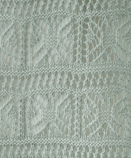 SHOO・LA・RUE / シューラルー その他トップス | 【洗える/S-LL/2点セット】着るだけでコーデが決まる 透かし柄ドルマンニット＋タンクトップ | 詳細4