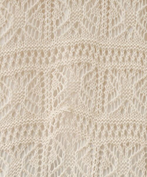 SHOO・LA・RUE / シューラルー その他トップス | 【洗える/S-LL/2点セット】着るだけでコーデが決まる 透かし柄ドルマンニット＋タンクトップ | 詳細9