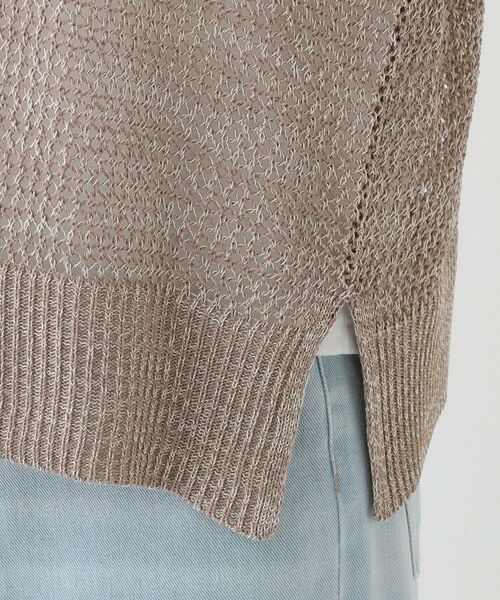 SHOO・LA・RUE / シューラルー その他トップス | 【S-LL/2点セット】大人ナチュラルな メッシュ編みニット+タンクトップ | 詳細18