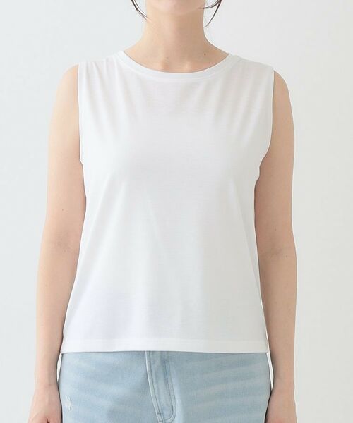 SHOO・LA・RUE / シューラルー その他トップス | 【S-LL/2点セット】大人ナチュラルな メッシュ編みニット+タンクトップ | 詳細19