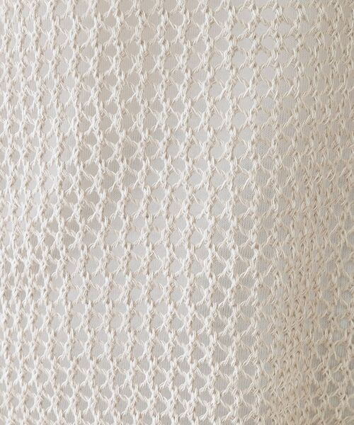 SHOO・LA・RUE / シューラルー その他トップス | 【S-LL/2点セット】大人ナチュラルな メッシュ編みニット+タンクトップ | 詳細4