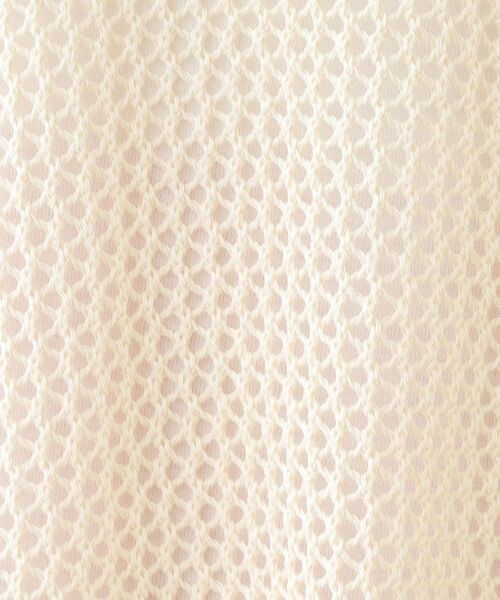 SHOO・LA・RUE / シューラルー その他トップス | 【S-LL/2点セット】大人ナチュラルな メッシュ編みニット+タンクトップ | 詳細8