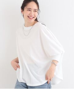 SHOO・LA・RUE / シューラルー カットソー | 【洗える/S-LL】体型カバーにも ゆるりと着られる ドルマントップス