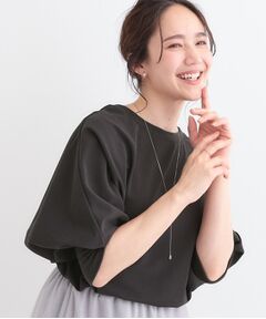 SHOO・LA・RUE / シューラルー カットソー | 【洗える/S-LL】体型カバーにも ゆるりと着られる ドルマントップス