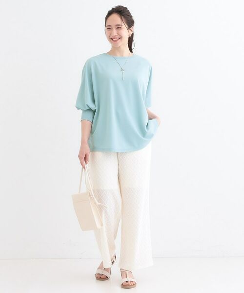 SHOO・LA・RUE / シューラルー カットソー | 【洗える/S-LL】体型カバーにも ゆるりと着られる ドルマントップス | 詳細10