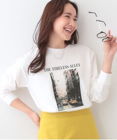 SHOO・LA・RUE / シューラルー カットソー | 【洗える/S-LL】一枚でもレイヤードでも グラフィック長袖Tシャツ