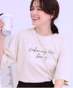 SHOO・LA・RUE / シューラルー Tシャツ | 【選べる4柄】コットンプリントロゴTシャツ