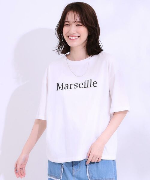 SHOO・LA・RUE / シューラルー Tシャツ | 【選べる4柄】コットンプリントロゴTシャツ | 詳細1