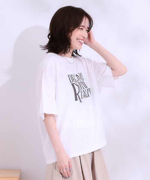 SHOO・LA・RUE / シューラルー Tシャツ | 【選べる4柄】コットンプリントロゴTシャツ | 詳細10