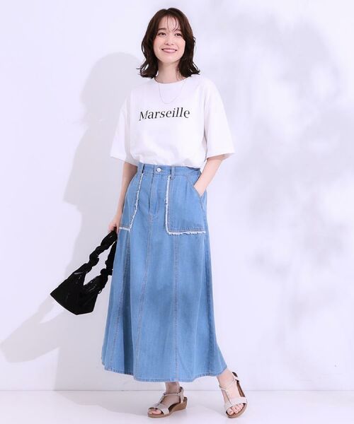 SHOO・LA・RUE / シューラルー Tシャツ | 【選べる4柄】コットンプリントロゴTシャツ | 詳細3