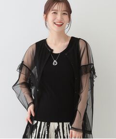 SHOO・LA・RUE / シューラルー キャミソール・チューブトップ | 【洗える/S-LL】色違いで揃えたい テレコリブタンクトップ