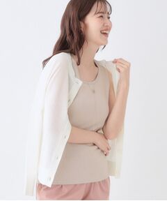 SHOO・LA・RUE / シューラルー キャミソール・チューブトップ | 【洗える/S-LL】色違いで揃えたい テレコリブタンクトップ