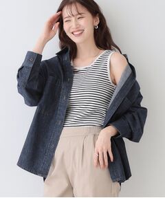 SHOO・LA・RUE / シューラルー キャミソール・チューブトップ | 【洗える/S-LL】色違いで揃えたい テレコリブタンクトップ