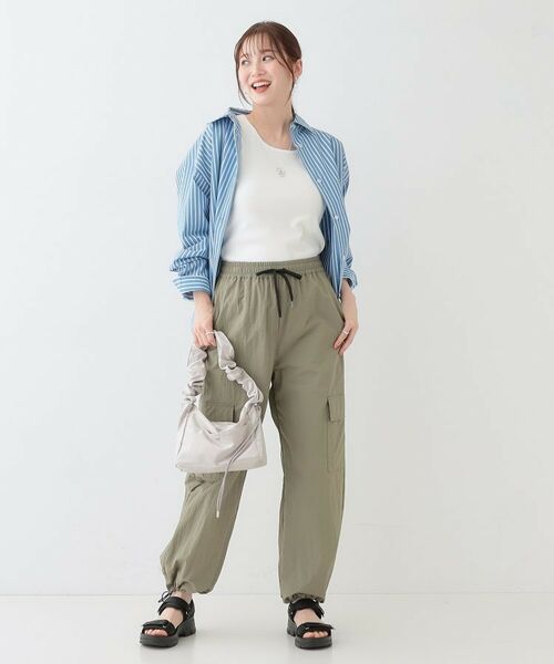 SHOO・LA・RUE / シューラルー キャミソール・チューブトップ | 【洗える/S-LL】色違いで揃えたい テレコリブタンクトップ | 詳細23