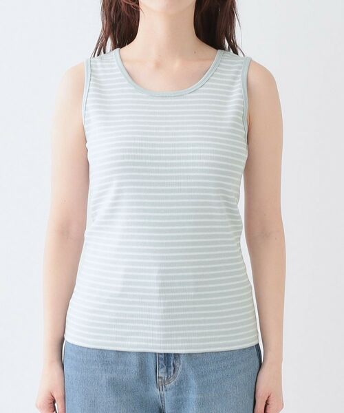 SHOO・LA・RUE / シューラルー キャミソール・チューブトップ | 【洗える/S-LL】色違いで揃えたい テレコリブタンクトップ | 詳細25