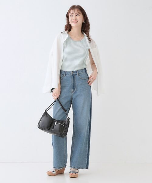 SHOO・LA・RUE / シューラルー キャミソール・チューブトップ | 【洗える/S-LL】色違いで揃えたい テレコリブタンクトップ | 詳細3