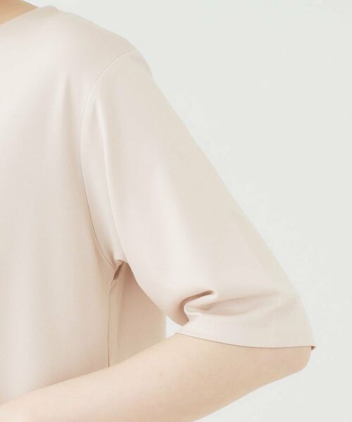 SHOO・LA・RUE / シューラルー カットソー | 【ひんやり/UV】インせず着られる とろみペプラム5分袖トップス | 詳細17