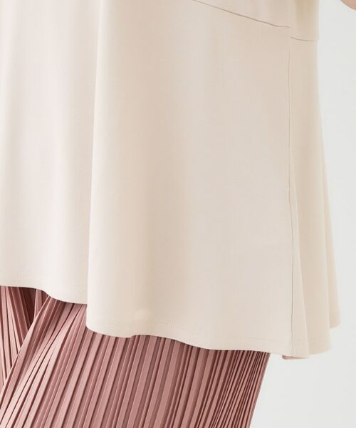 SHOO・LA・RUE / シューラルー カットソー | 【ひんやり/UV】インせず着られる とろみペプラム5分袖トップス | 詳細18