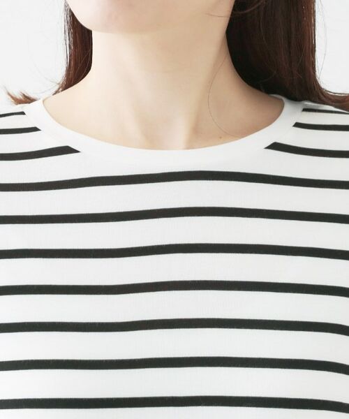 SHOO・LA・RUE / シューラルー カットソー | 【ひんやり/UV/二の腕カバー】肘まで隠れるとろみドルマン5分袖トップス | 詳細20