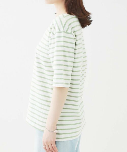 SHOO・LA・RUE / シューラルー カットソー | 【洗える/S-LL/綿100％】5分袖ボートネックトップス | 詳細18