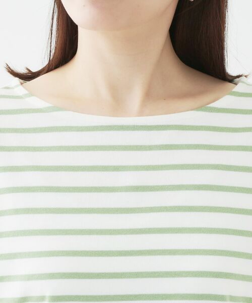 SHOO・LA・RUE / シューラルー カットソー | 【洗える/S-LL/綿100％】5分袖ボートネックトップス | 詳細20