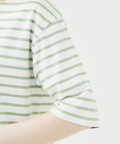 SHOO・LA・RUE / シューラルー カットソー | 【洗える/S-LL/綿100％】5分袖ボートネックトップス | 詳細21