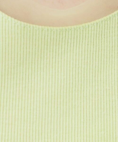 SHOO・LA・RUE / シューラルー カットソー | 【洗える/S-LL】シアーネックがこなれ見え リブタンクトップ | 詳細16