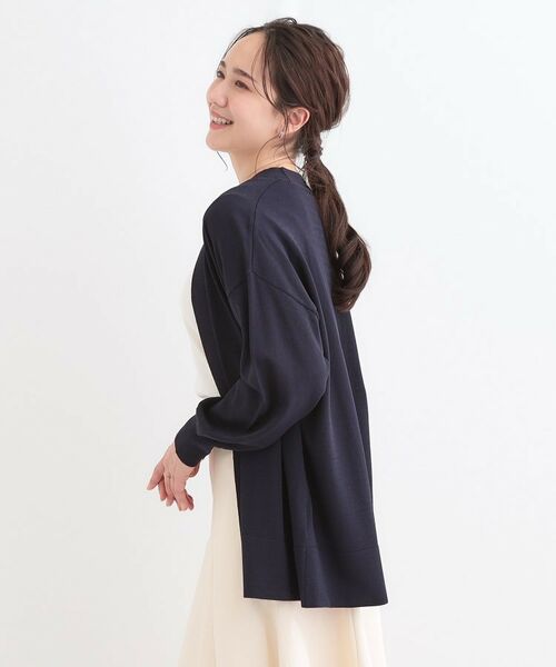 SHOO・LA・RUE / シューラルー カーディガン・ボレロ | 【洗える/ひんやり/UV】お尻が隠れるトッパーカーディガン | 詳細2